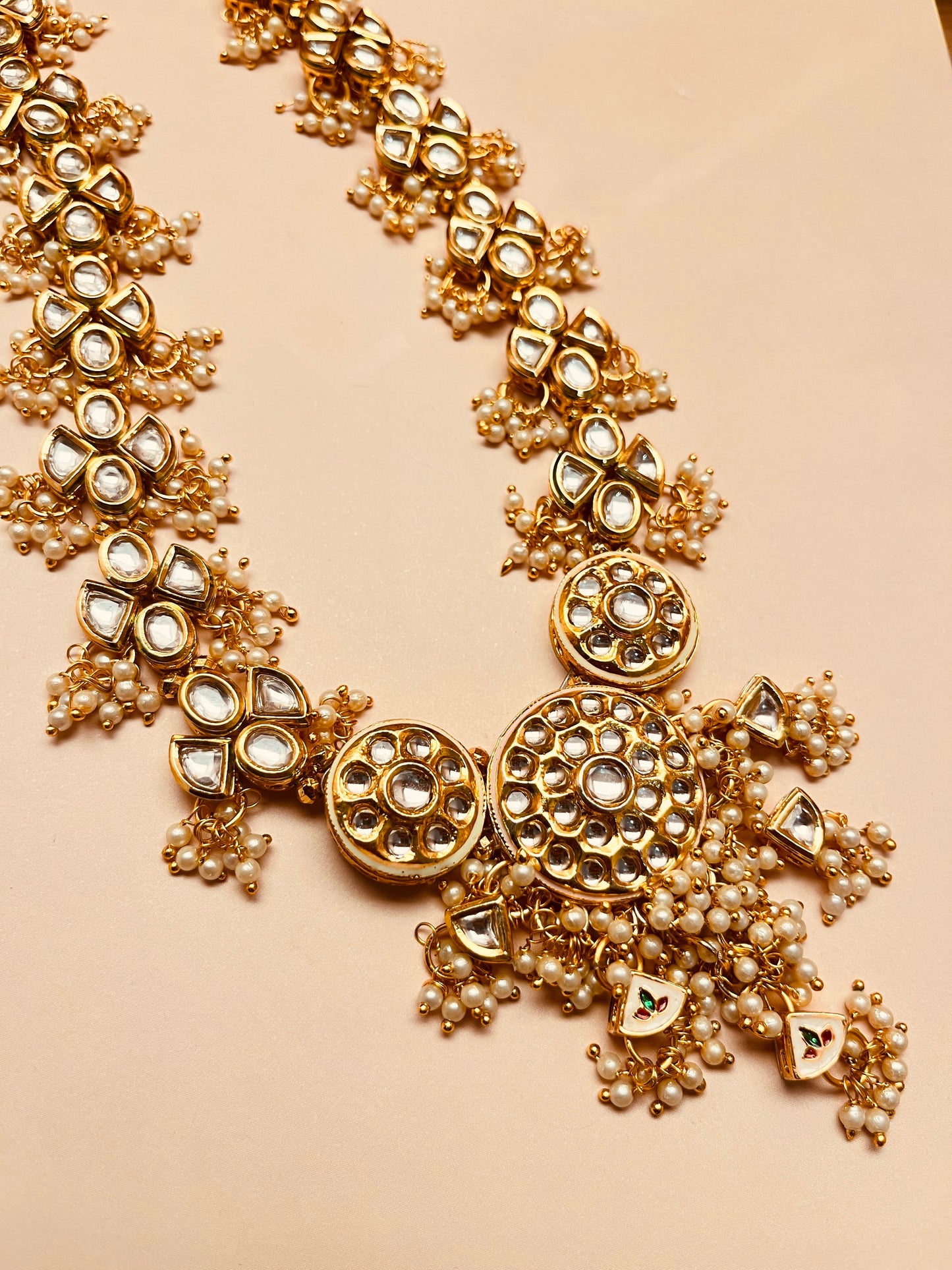 Kundan Mala for Big Diety Idol height 3.5 ft