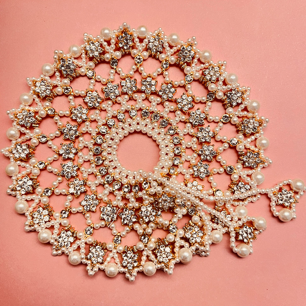 Laddoo Gopal pearls poshak Size 2 to 4