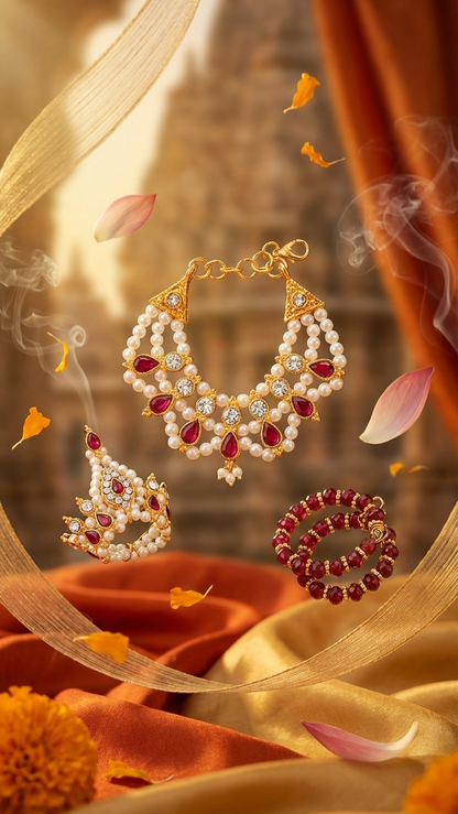 Gift Set - Small Red Leaf Mala