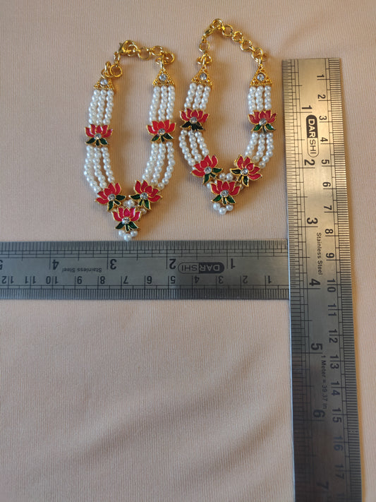 Kamal Necklace Diwali Pooja Set